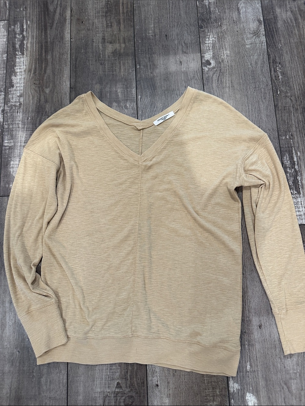 Project Social T Women's Long Sleeve V-Neck Top